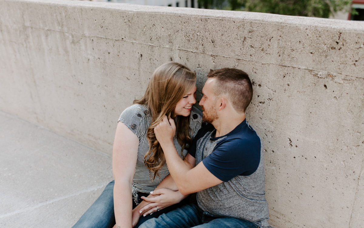 Riley & Laura / Rooftop Engagement